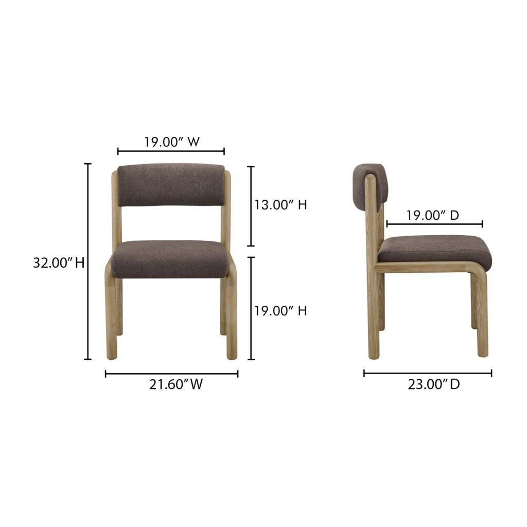 April Dining Chair Deep Brown - Set Of Two - Image 8