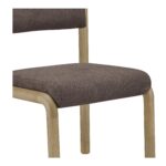 April Dining Chair Deep Brown - Set Of Two EW-1033-20 EW 1033 20 April closeup01 shadsilo