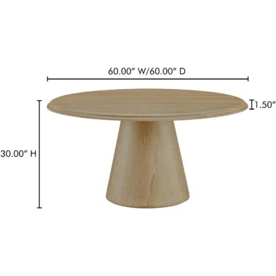 Tutto Dining Table Natural EW-1035-24-0 EW 1035 24 0 70