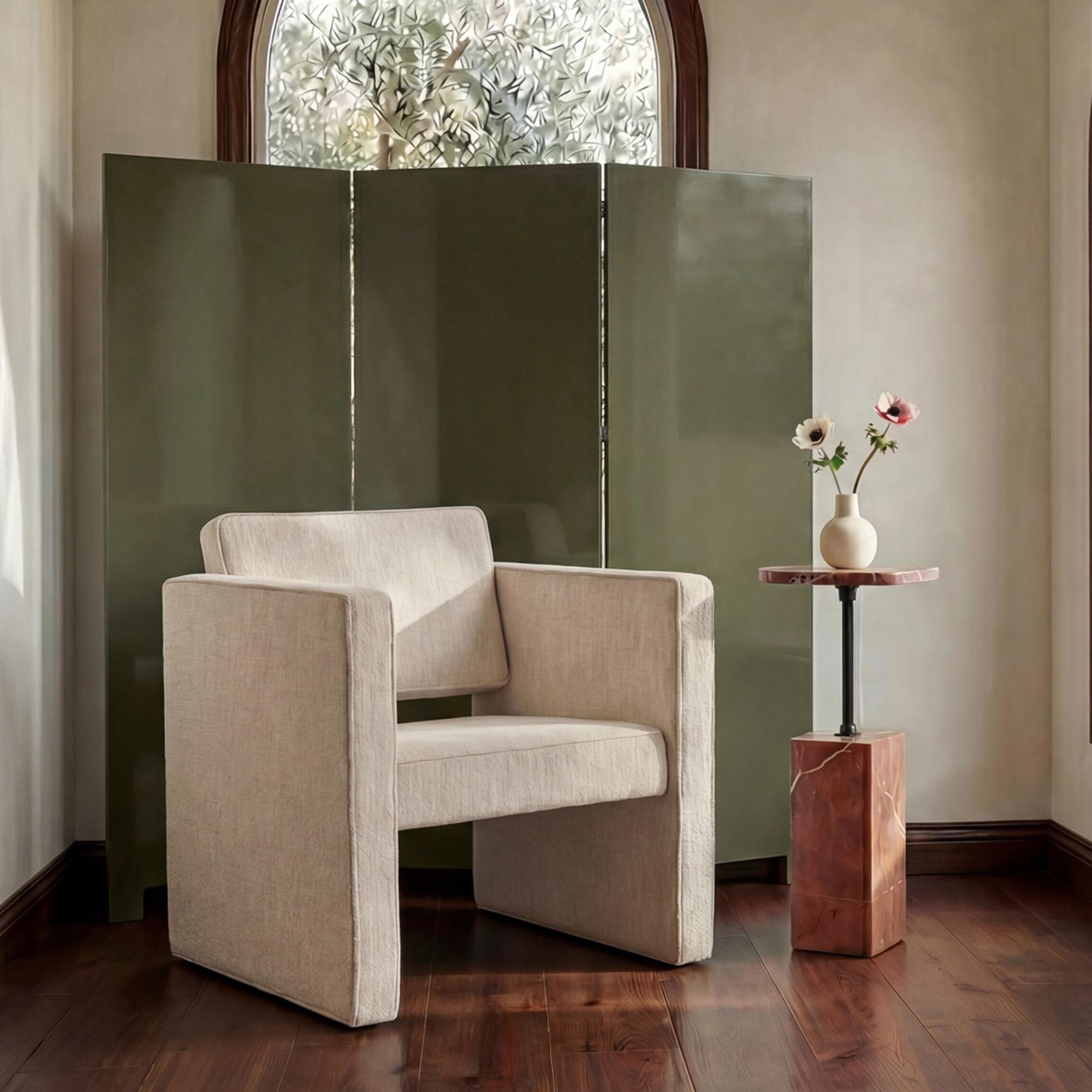 Garbo Screen Deep Olive Lacquer 2 Garbo Screen Deep Olive Lacquer - Image 2
