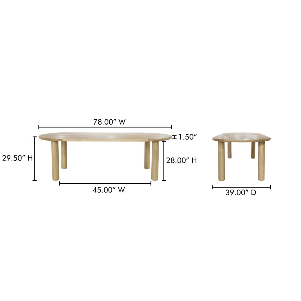 Milo Small Dining Table Oak - Image 10