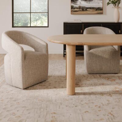 Milo Large Dining Table Oak FC-1002-24-0 FC 1002 24 0 10