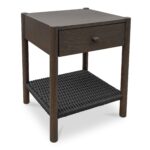Millie Nightstand Dark Brown FC-1010-20 FC 1010 20 Millie diagR shadsilo