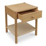 Millie Nightstand Natural FC-1010-24 FC 1010 24 Millie diagR open shadsilo