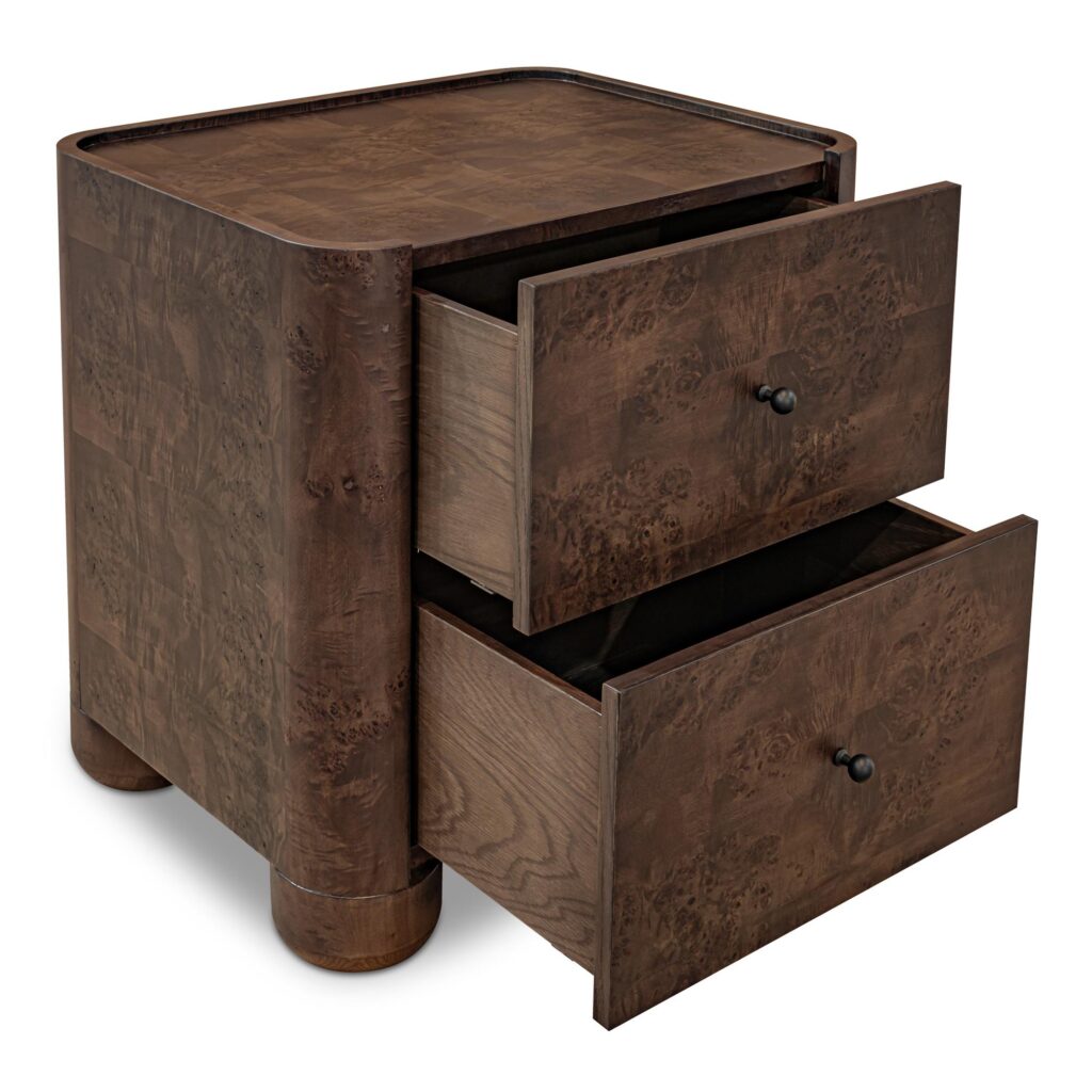Gibson Nightstand Dark Brown - Image 2
