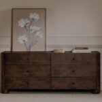 Gibson 6 Drawer Dresser Dark Brown FC-1012-20 FC 1012 20 00