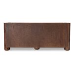 Gibson 6 Drawer Dresser Dark Brown FC-1012-20 FC 1012 20 Gibson back shadsilo