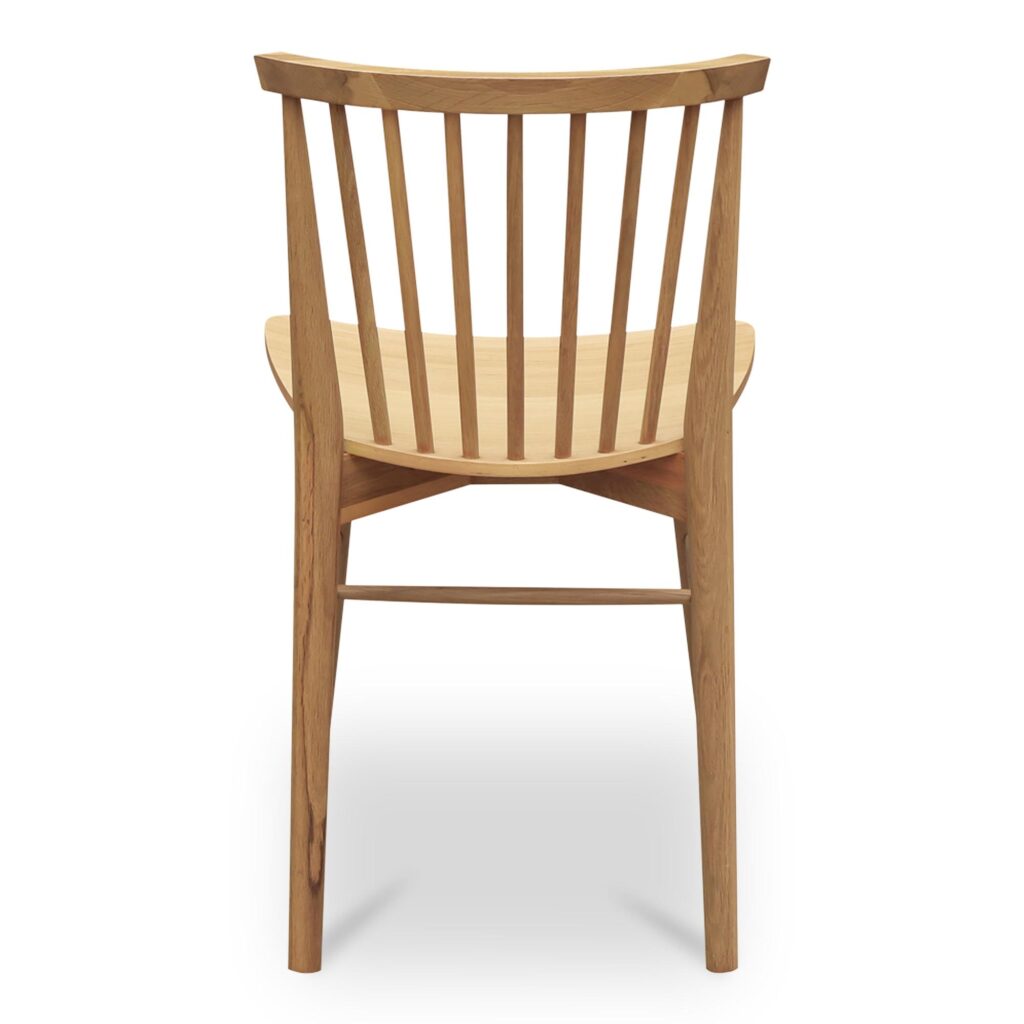Marley Dining Chair Oak-Set of Two - Image 5