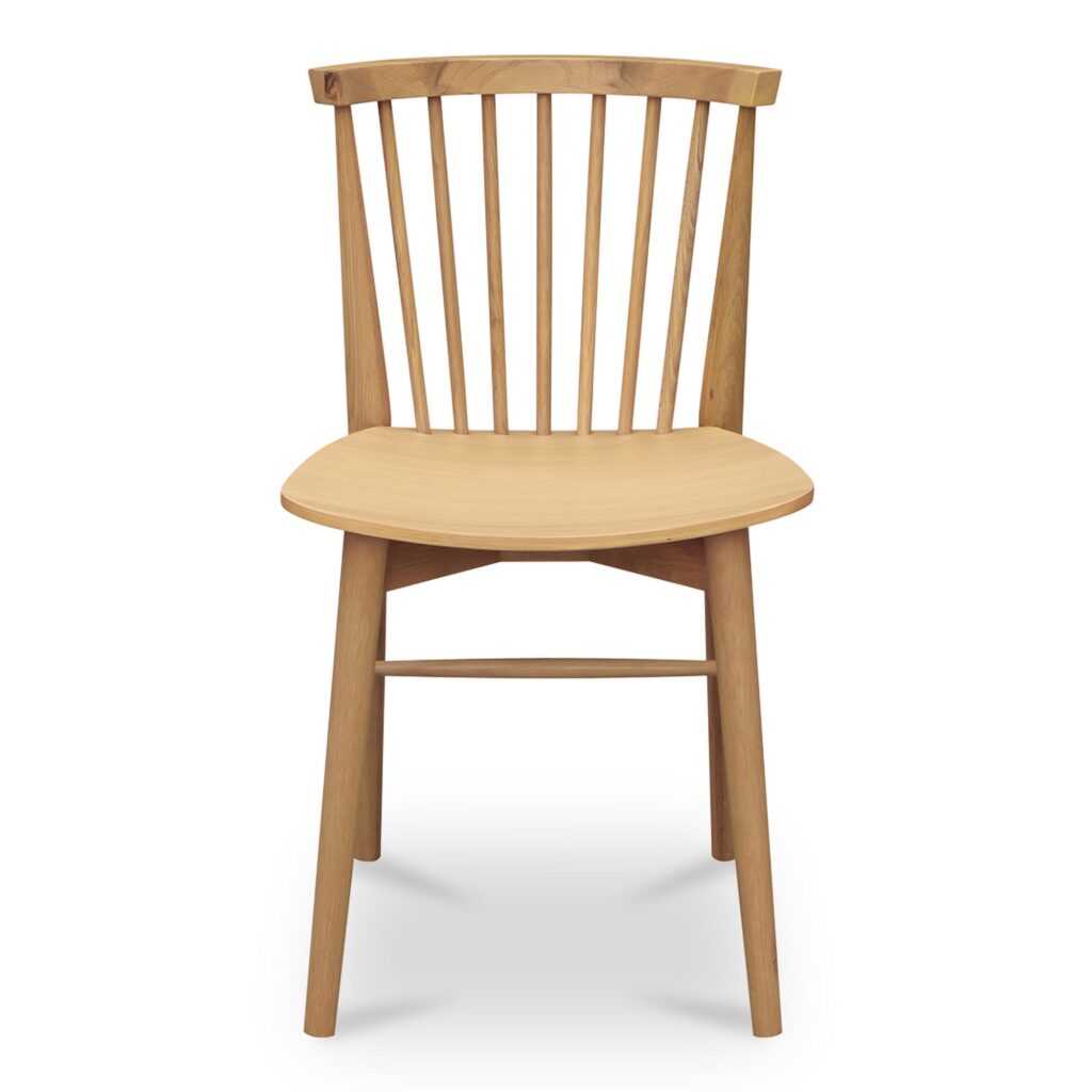 Marley Dining Chair Oak-Set of Two - Image 4