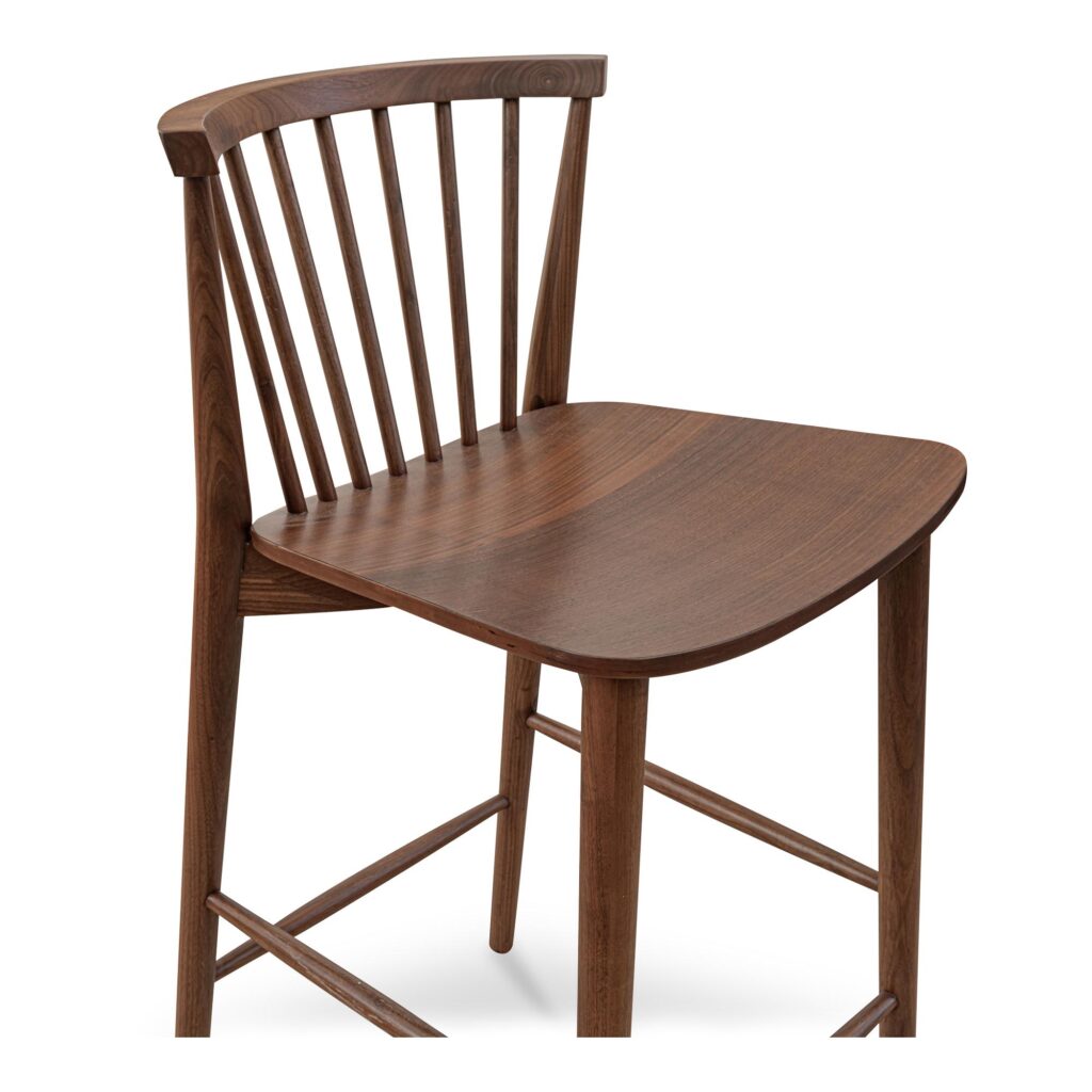 Marley Counter Stool Walnut - Image 7