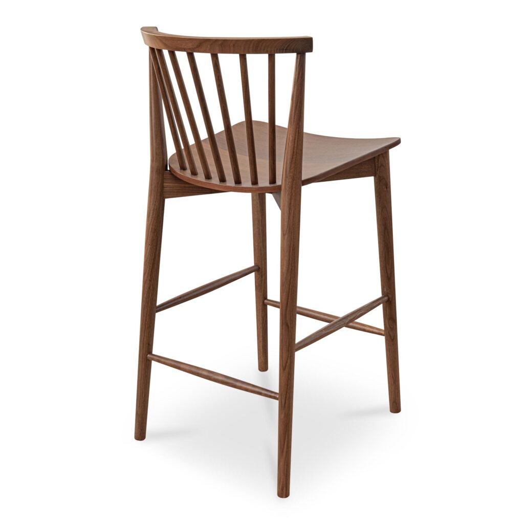 Marley Counter Stool Walnut - Image 3