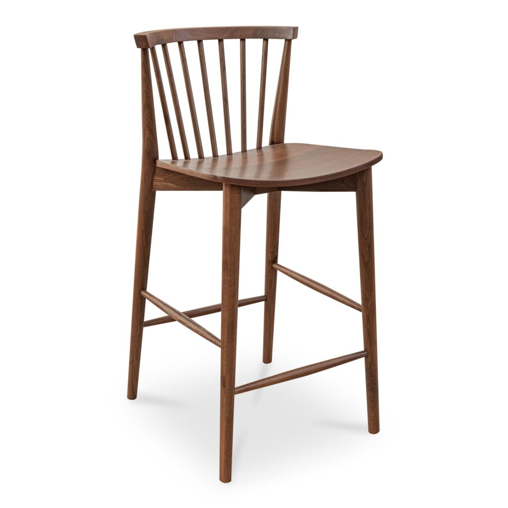 Marley Counter Stool Walnut - Image 2
