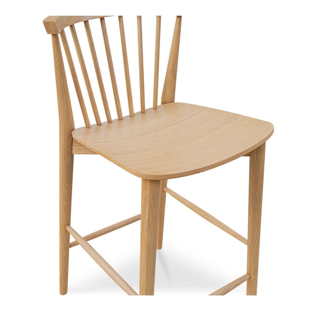 Marley Counter Stool Oak - Image 7