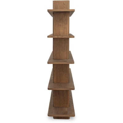 Casey Large Bookcase Dark Brown 8 Casey Large Bookcase Dark Brown FC-1015-20 FC 1015 20 Casey side right shadsilo