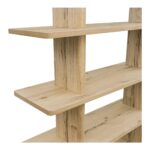 Casey Large Bookcase Rustic Oak FC-1015-24 FC 1015 24 Casey closeup01 shadsilo
