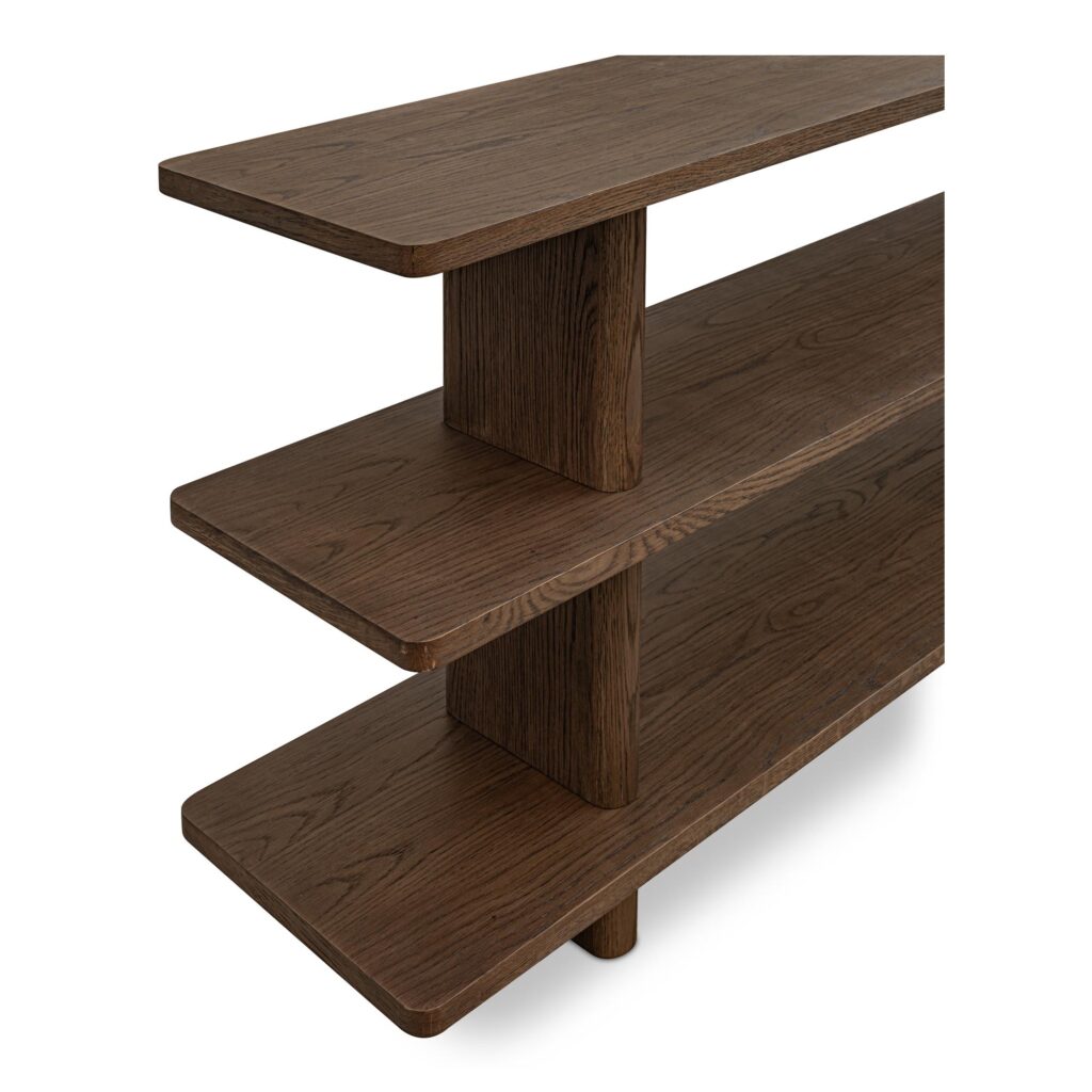 Casey Small Bookcase Dark Brown - Image 4
