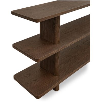 Casey Small Bookcase Dark Brown 8 Casey Small Bookcase Dark Brown FC-1016-20 FC 1016 20 Casey closeup01 shadsilo