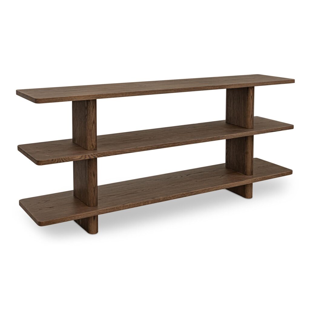 Casey Small Bookcase Dark Brown - Image 2