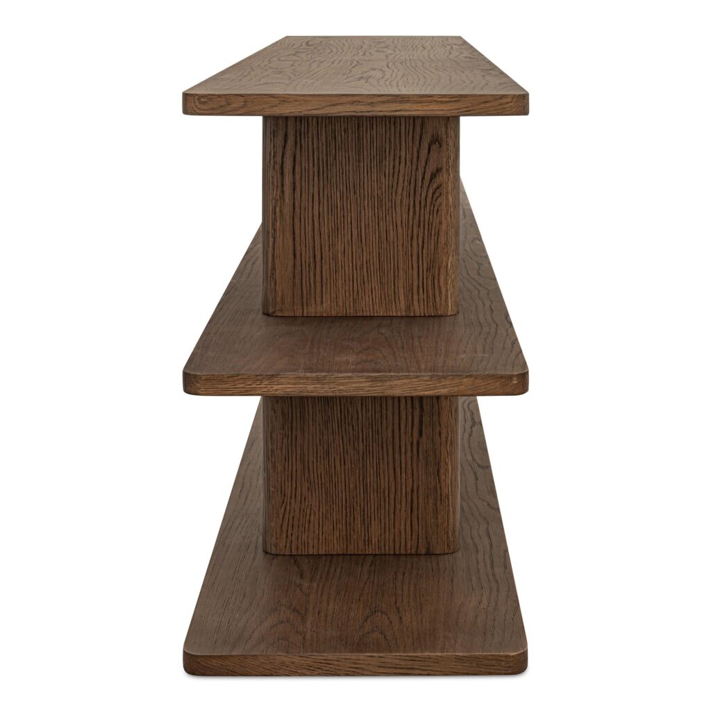Casey Small Bookcase Dark Brown - Image 3