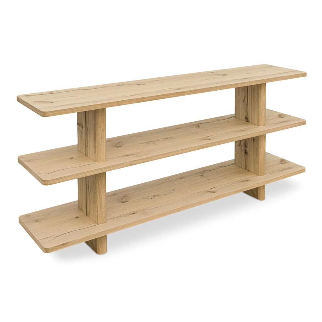 Casey Small Bookcase Rustic Oak - Image 2