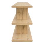 Casey Small Bookcase Rustic Oak FC-1016-24 FC 1016 24 Casey side right shadsilo