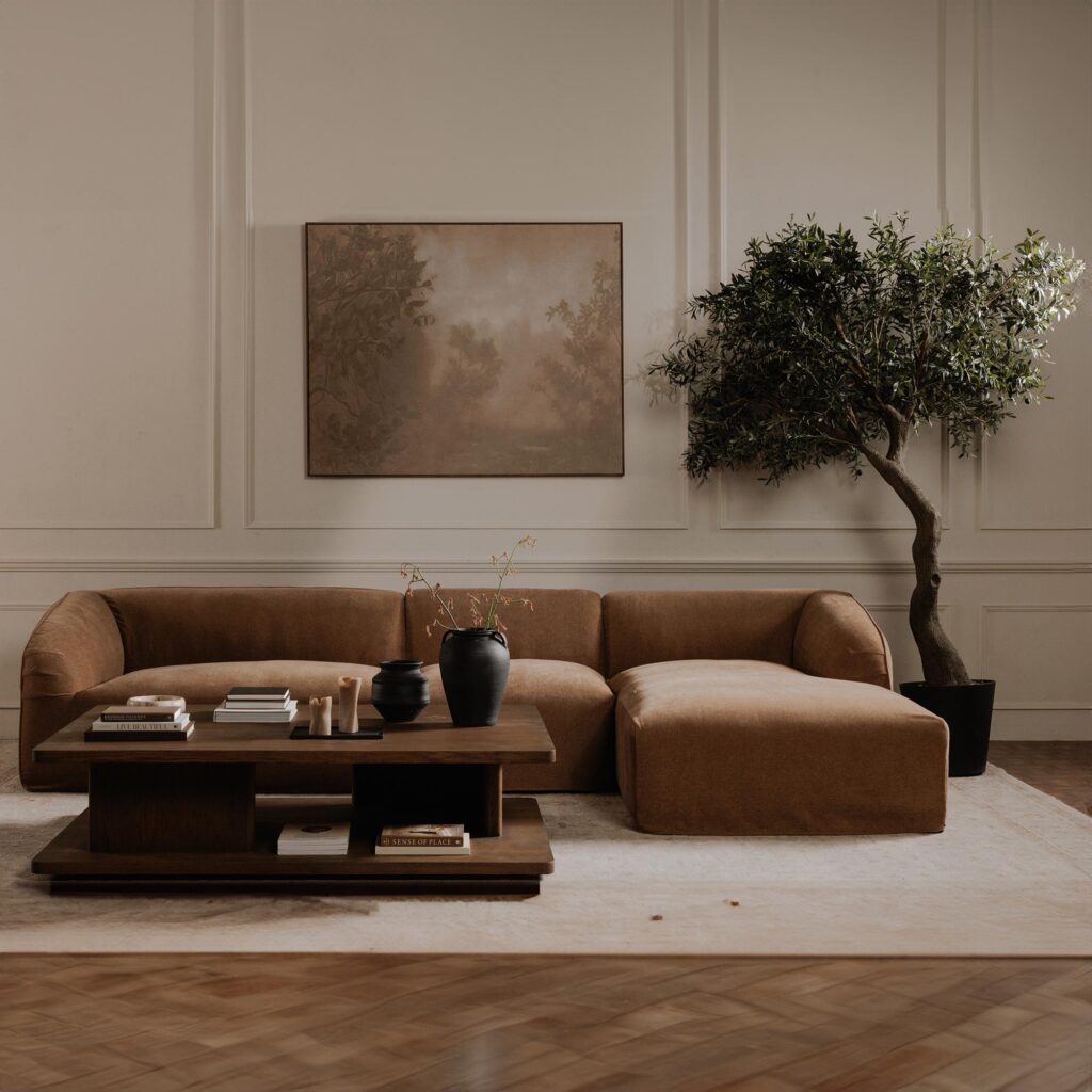 Casey Large Coffee Table Dark Brown - Image 9