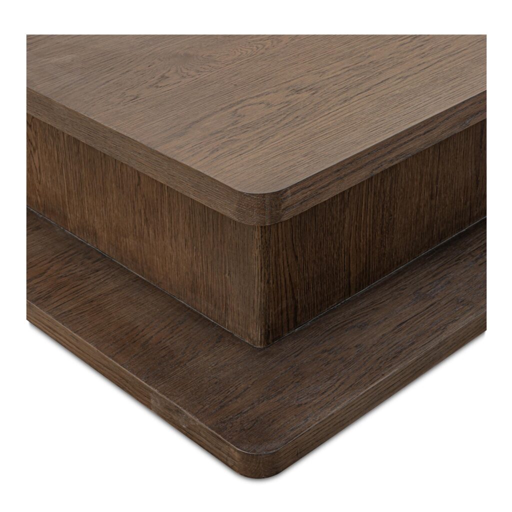 Casey Large Coffee Table Dark Brown - Image 4