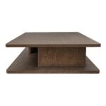 Casey Large Coffee Table Dark Brown FC-1017-20 FC 1017 20 Casey side right shadsilo