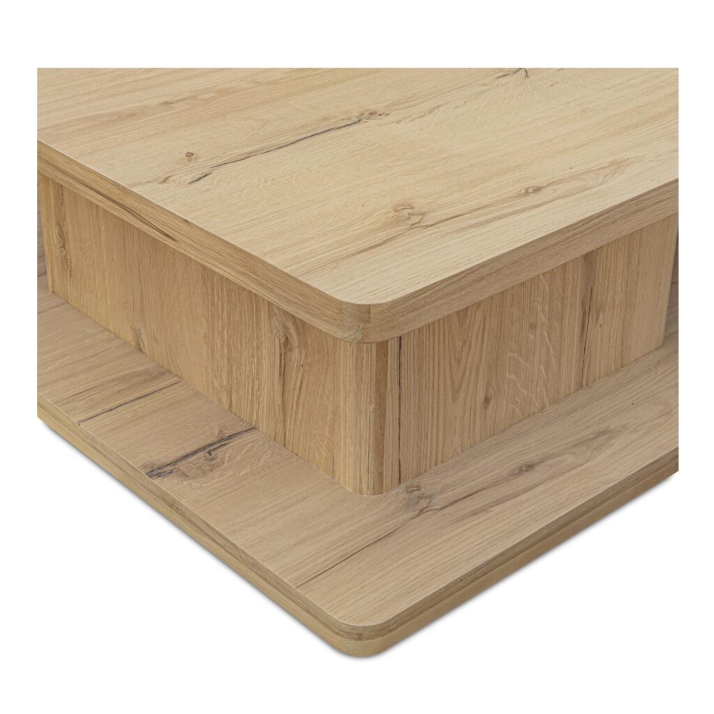 Casey Large Coffee Table Rustic Oak - Image 5
