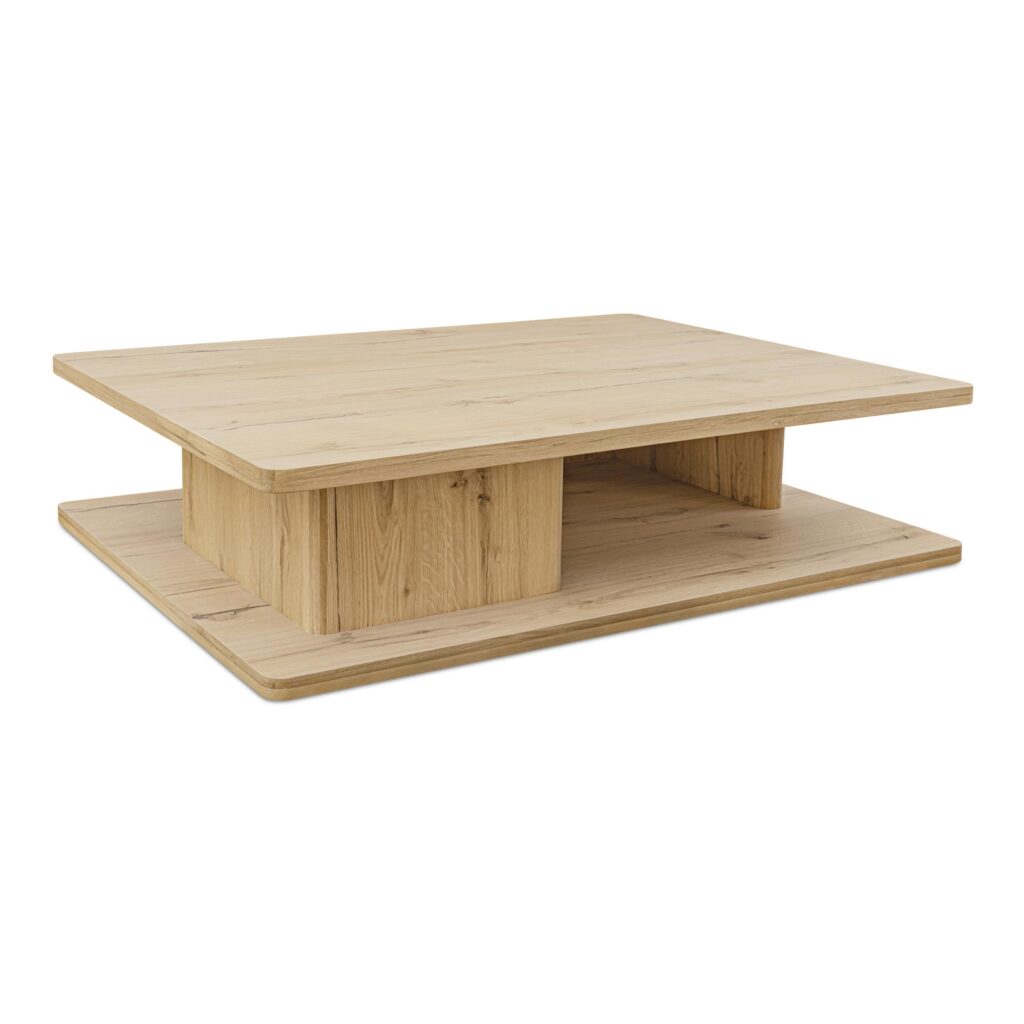 Casey Large Coffee Table Rustic Oak - Image 2