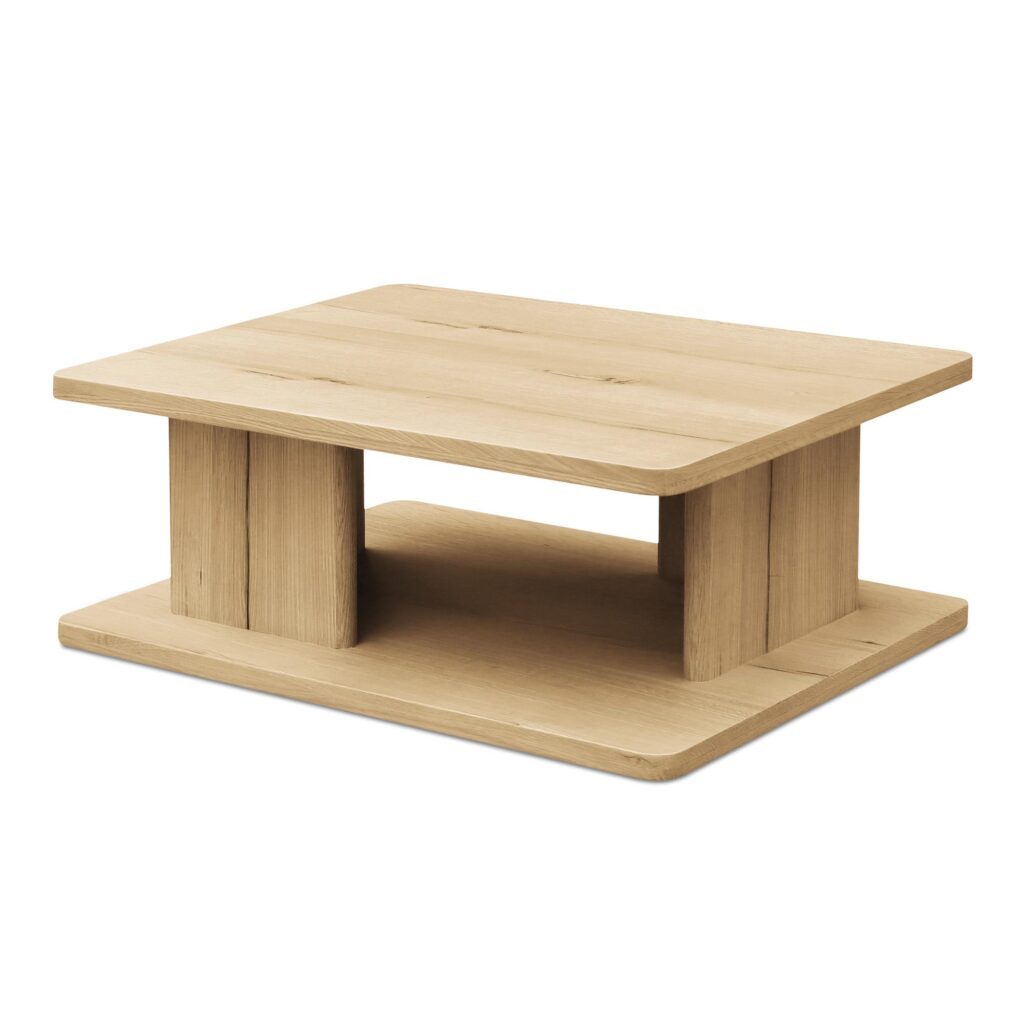 Casey Small Coffee Table Rustic Oak - Image 3