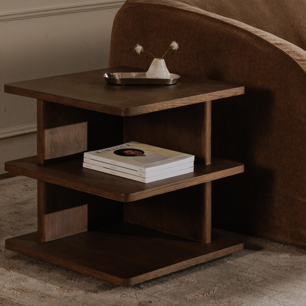 Casey Side Table Dark Brown - Image 6