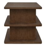 Casey Side Table Dark Brown FC-1019-20 FC 1019 20 Casey side right shadsilo