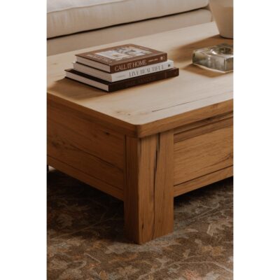 Graham Storage Coffee Table Rustic Oak FC-1020-24 FC 1020 24 10