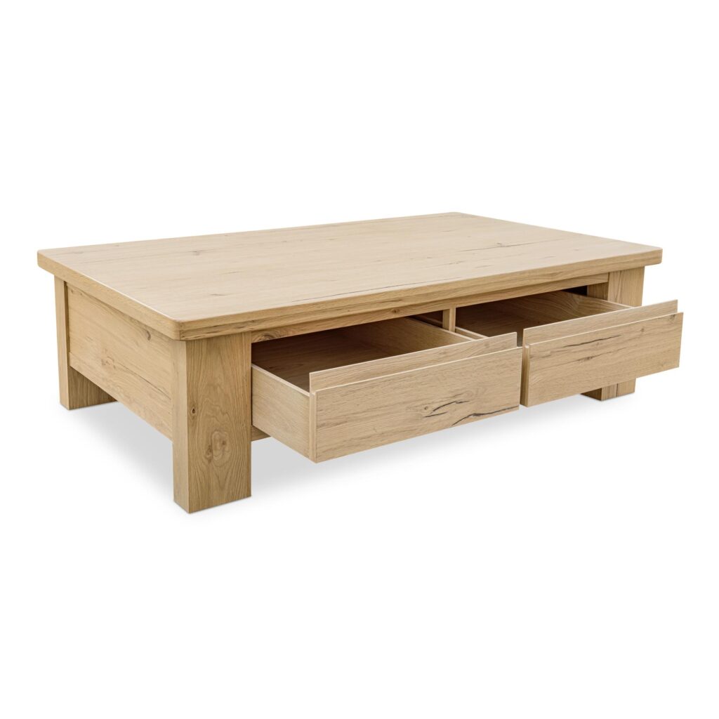 Graham Storage Coffee Table Rustic Oak - Image 2