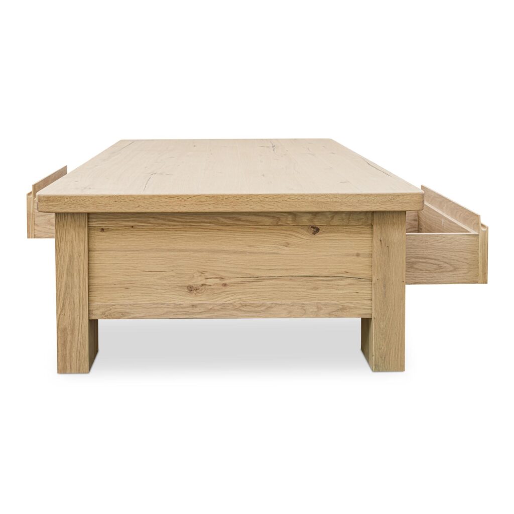 Graham Storage Coffee Table Rustic Oak - Image 3