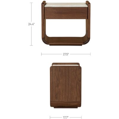 Enns Nightstand Dark Brown FC-1023-03 FC 1023 03 70 dim