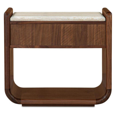 Enns Nightstand Dark Brown FC-1023-03 FC 1023 03 Enns back shadsilo