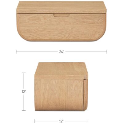 Hettie Floating Nightstand Natural 5 Hettie Floating Nightstand Natural FC-1024-21 FC 1024 21 70 dim