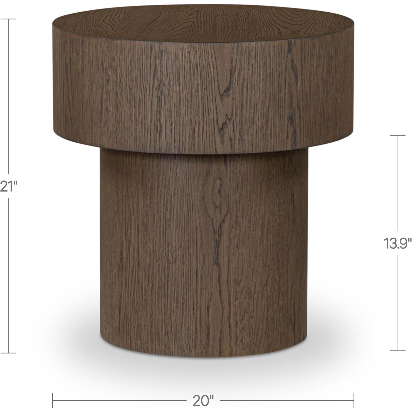 Corey Side Table Dark Brown 3 Corey Side Table Dark Brown - Image 3