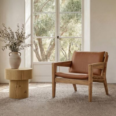 Corey Side Table Rustic Oak FC-1025-24 FC 1025 24 10