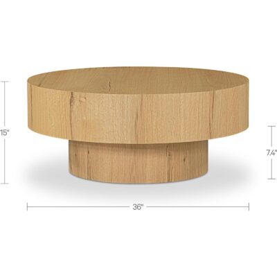 Corey Coffee Table Rustic Oak FC-1026-24 FC 1026 24 70 dim