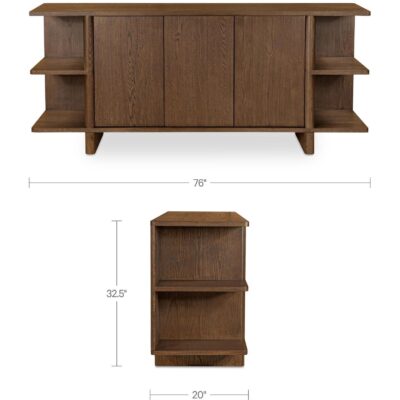 Casey Sideboard Dark Brown FC-1027-20 FC 1027 20 70 dim