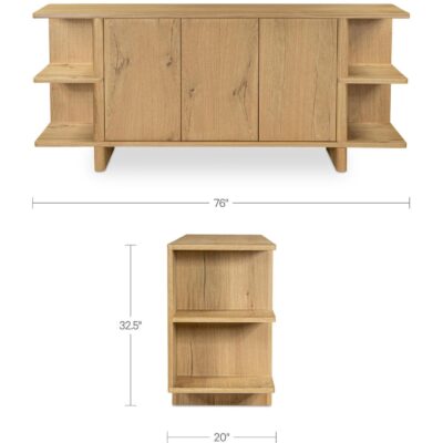 Casey Sideboard Rustic Oak FC-1027-24 FC 1027 24 70 dim