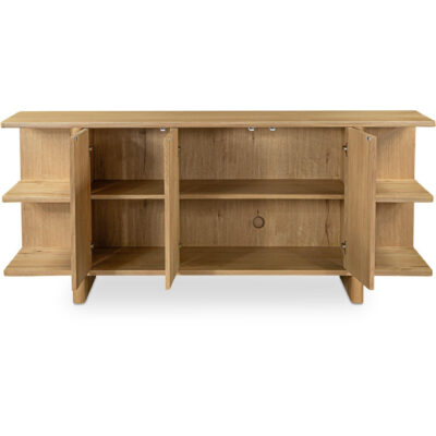 Casey Sideboard Rustic Oak 8 Casey Sideboard Rustic Oak FC-1027-24 FC 1027 24 Casey front open shadsilo