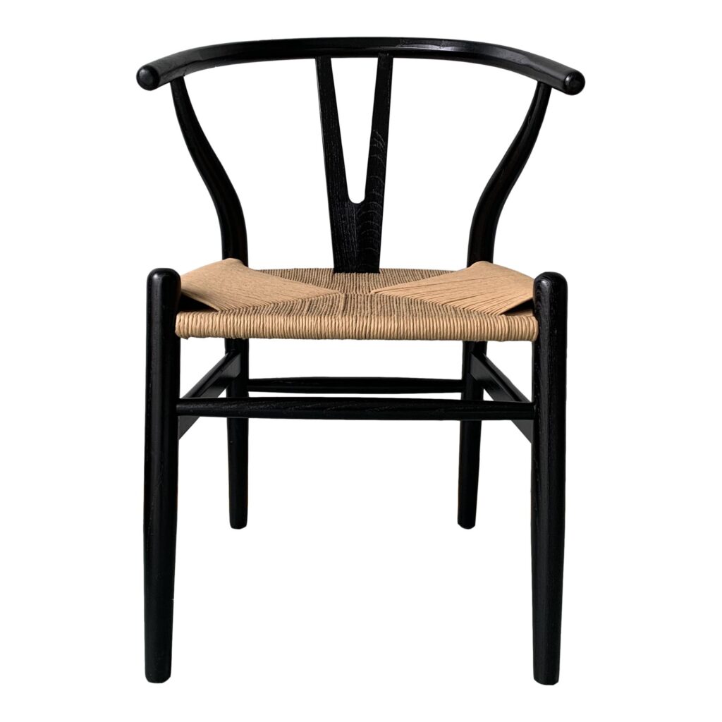 Ventana Dining Chair Black And Natural (Set of 2) FG-1015-37 FG 1015 37