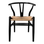 Ventana Dining Chair Black And Natural (Set of 2) FG-1015-37 FG 1015 37