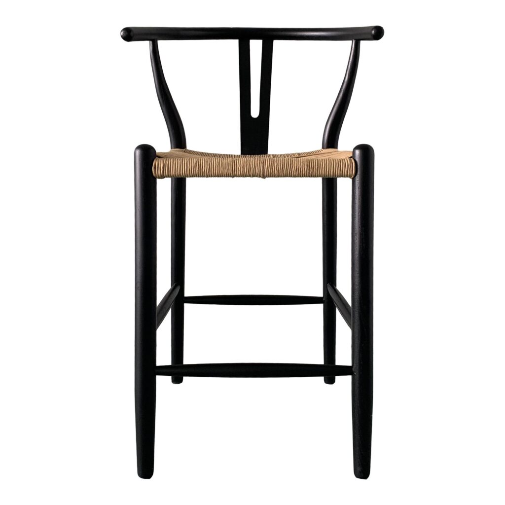 Ventana Counter Stool Black And Natural FG-1018-37 FG 1018 37