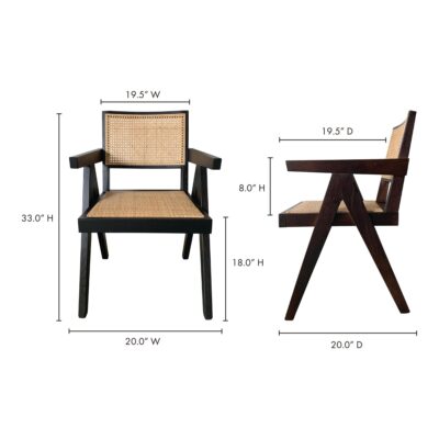 Takashi Chair Dark Brown-Set Of Two 23 Takashi Chair Dark Brown-Set Of Two FG-1022-20 FG 1022 20 70