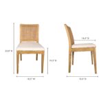 Orville Dining Chair Natural (Set of 2) FG-1023-24 FG 1023 24 70